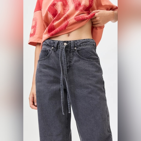 Drawstring Baggy Jeans Wide Leg BDG - Picture 3 of 5